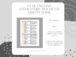 MACBETH Quote Bank GCSE English Literature